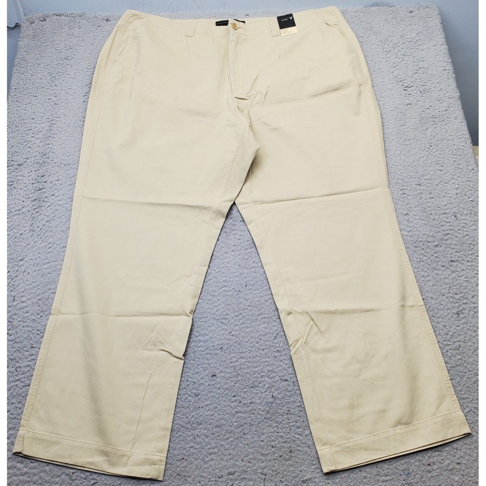 Venezia Chino Pants Womens 24 Tan Stretch Slightly Relaxed Fit Straight Leg